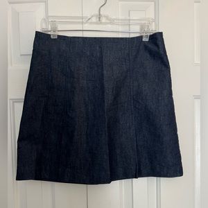 Halogen Denim Mini Skirt, Size 8, EUC